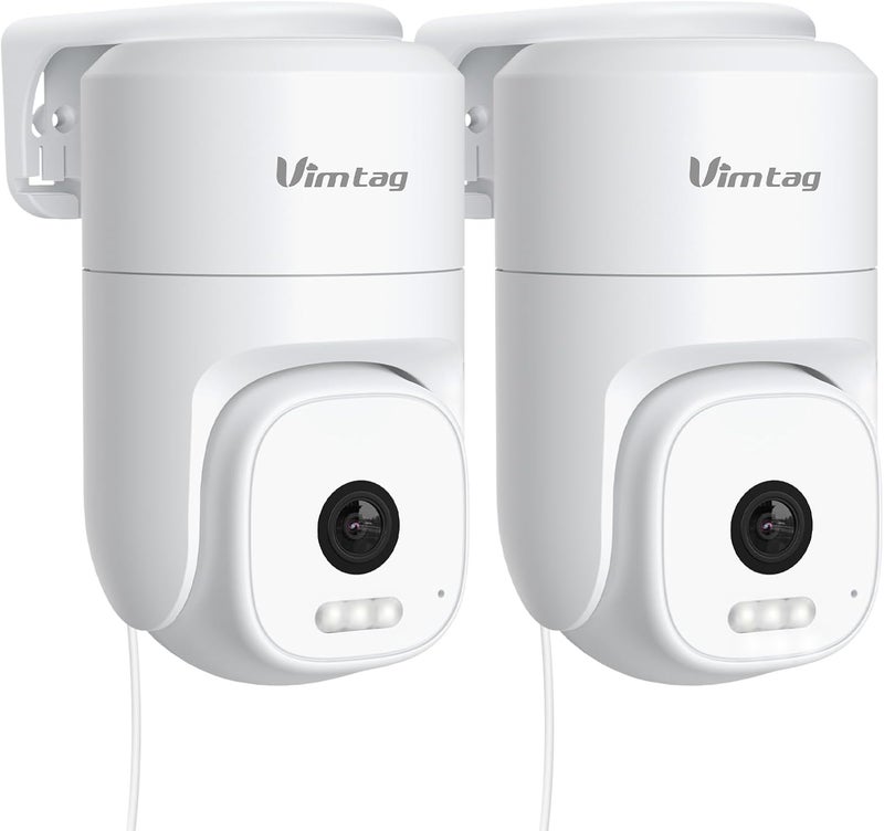 Vimtag 2.5K Outdoor Cameras for Home Security, 4MP Security Camera Outdoor, 2.4G/5G WiFi, Wired Outside Camera for House with Audio and Video, Motion Sensor, Color Night Vision, SD Card/Cloud Storage - Image 1